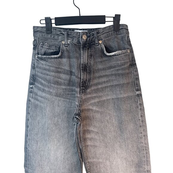 2/$30 ZARA Size 6 Grey High Rise Denim Jeans - Picture 4 of 15